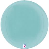 Pkg Pastel Blue Globe 15"